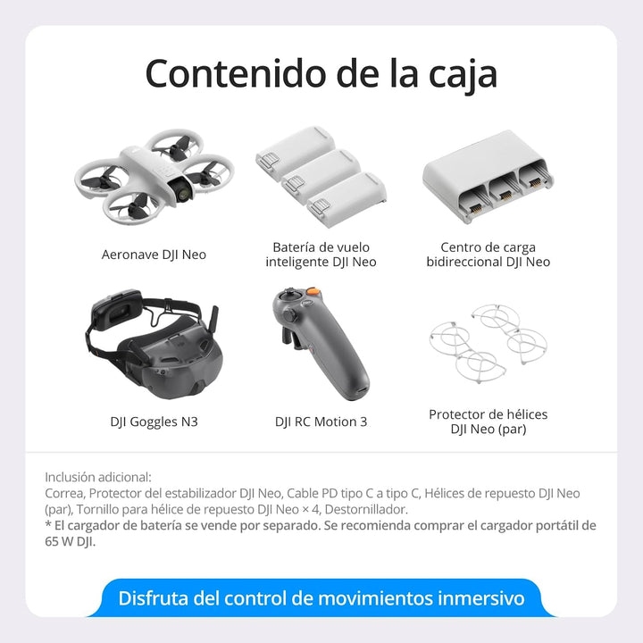 DJI Neo Motion Fly More Combo mit Landeplatz, Mini Drohne mit 4K UHD-Kamera, 135g selbstfliegende Dr