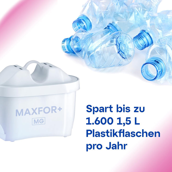 AQUAPHOR Wasserfilter Kartuschen MAXFOR+ Pack 3, bis zu 600 L mit Magnesium Pack 3 Mg, Pack 3 Mg