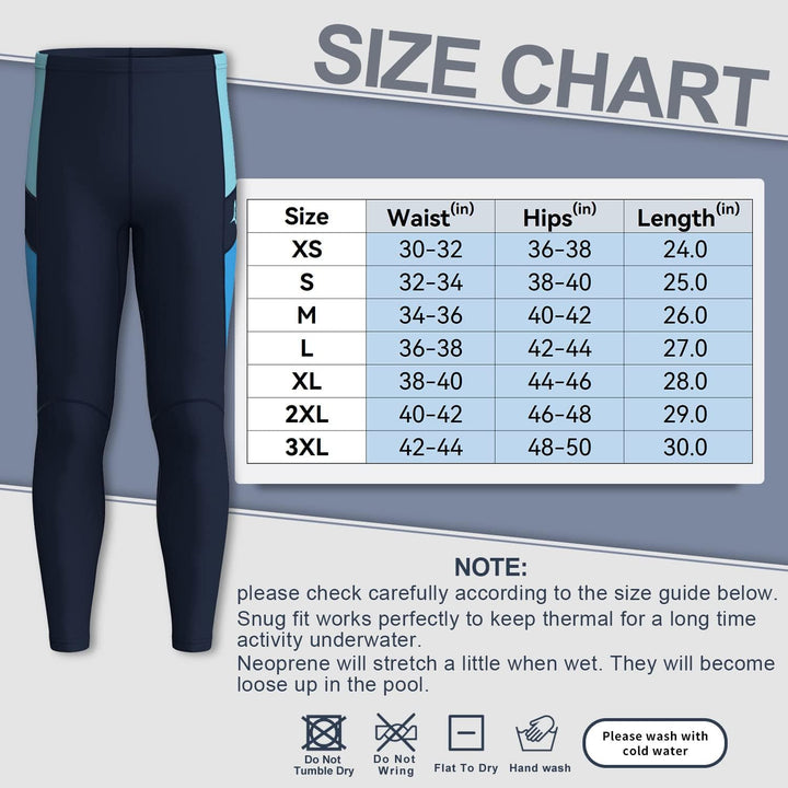GoldFin Neopren-Shorts für Damen, 2 mm, hält warm für Schwimmen, Wassergymnastik, Surfen 3 mm Herren