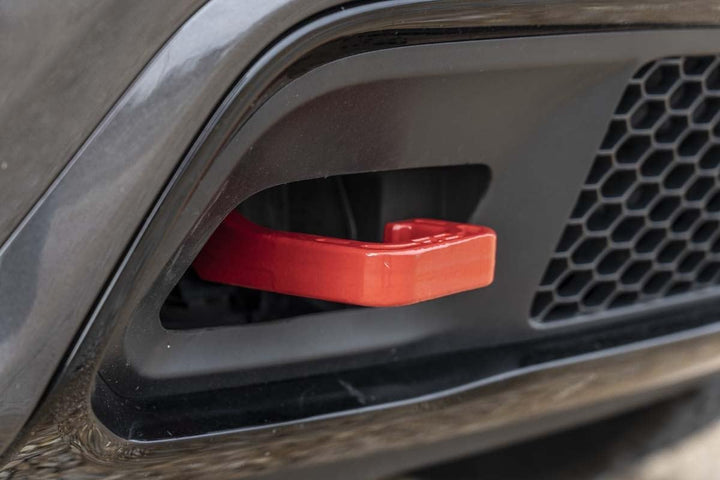 Rough Country Geschmiedete Abschlepphaken für 15-22 Jeep Grand Cherokee | Rot - RS133