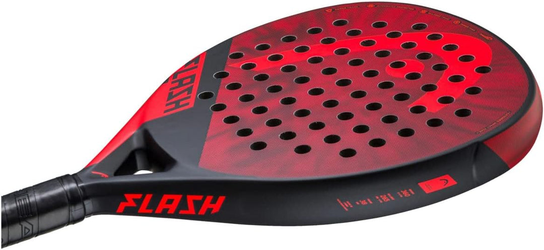HEAD Unisex – Erwachsene Flash 2023 Padelschläger Einheitsgrösse Red/Black, Einheitsgrösse Red/Black