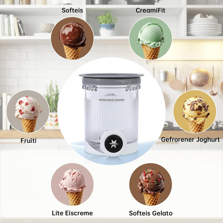 Eisbecher Deckel für Ninja Swirl – 2 Pack Creami Tubs Kompatibel mit Ninja CREAMi Eismaschine NC701U