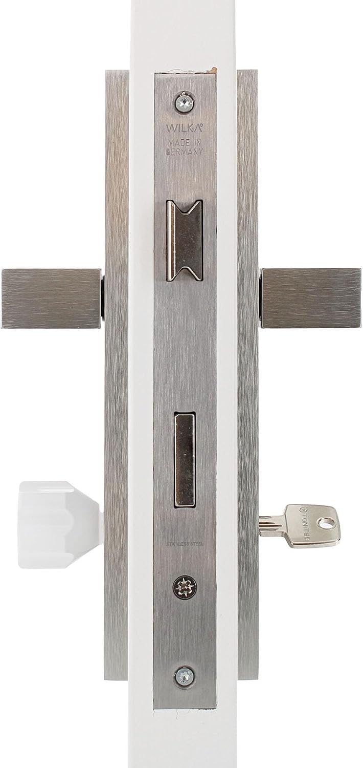 ToniTec Knaufzylinder TEC440 by ABUS Schliesszylinder mit EasyTurn grosser Knauf weiss Zylinderschlo