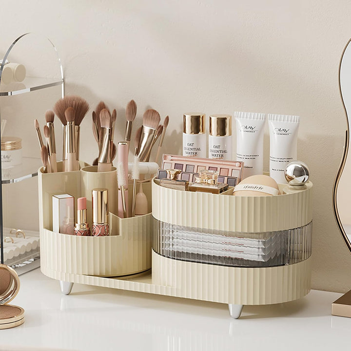 Kosmetik Make Up Organizer Schminke 360° Kosmetik Aufbewahrung Makeup Pinsel Organizer für Skincare