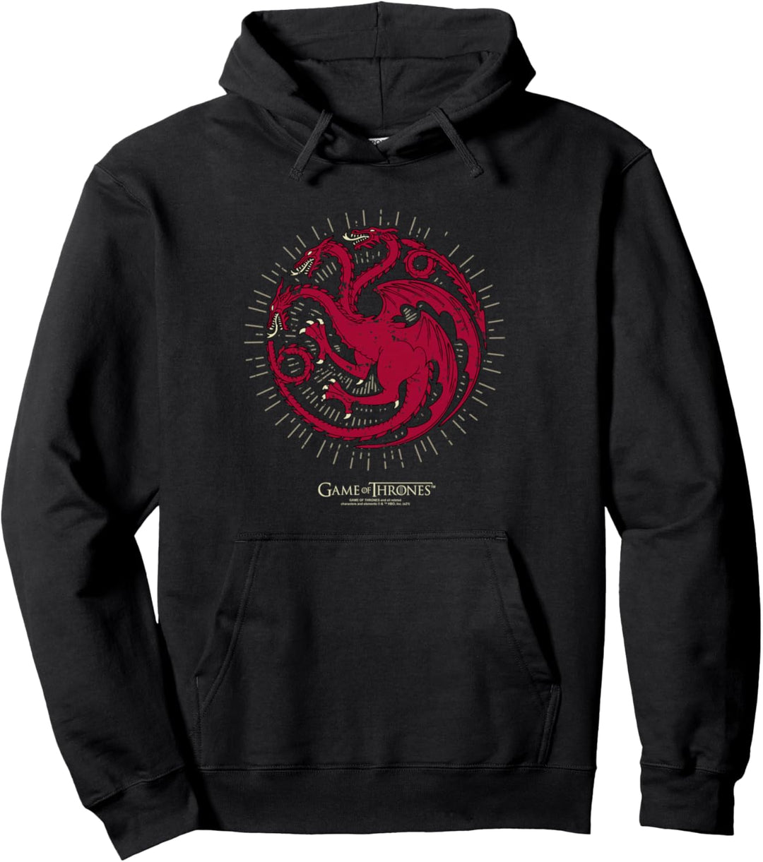 Game of Thrones Targaryen Burst Sigil Pullover Hoodie