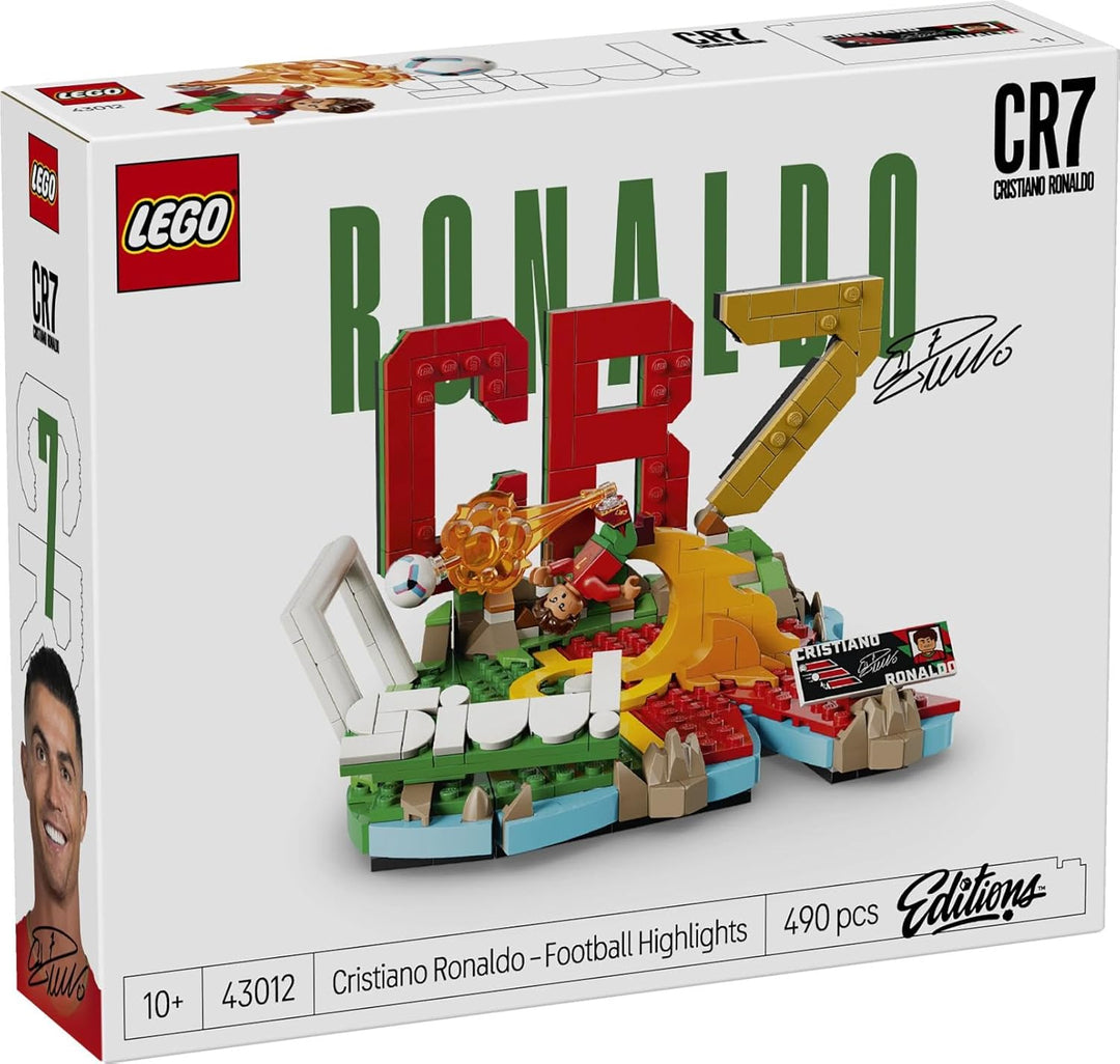 LEGO Editions Cristiano Ronaldo - Fussball-Highlights Spielzeug - 3D Modellbau mit Minifigur zum Sam