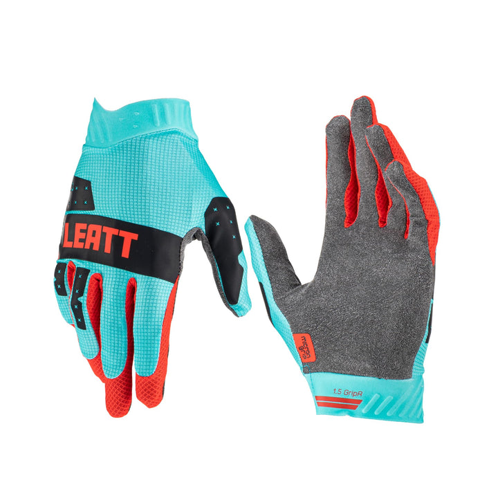 Leatt 1.5 GripR Motocross Handschuhe Turquoise S, Turquoise S
