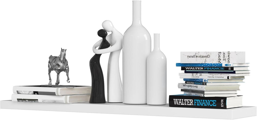 AKORD Wandregal PS-5 100 cm | Bücherregal Spielzeug Blumen Dekorationen | für Wohnzimmer Schlafzimme