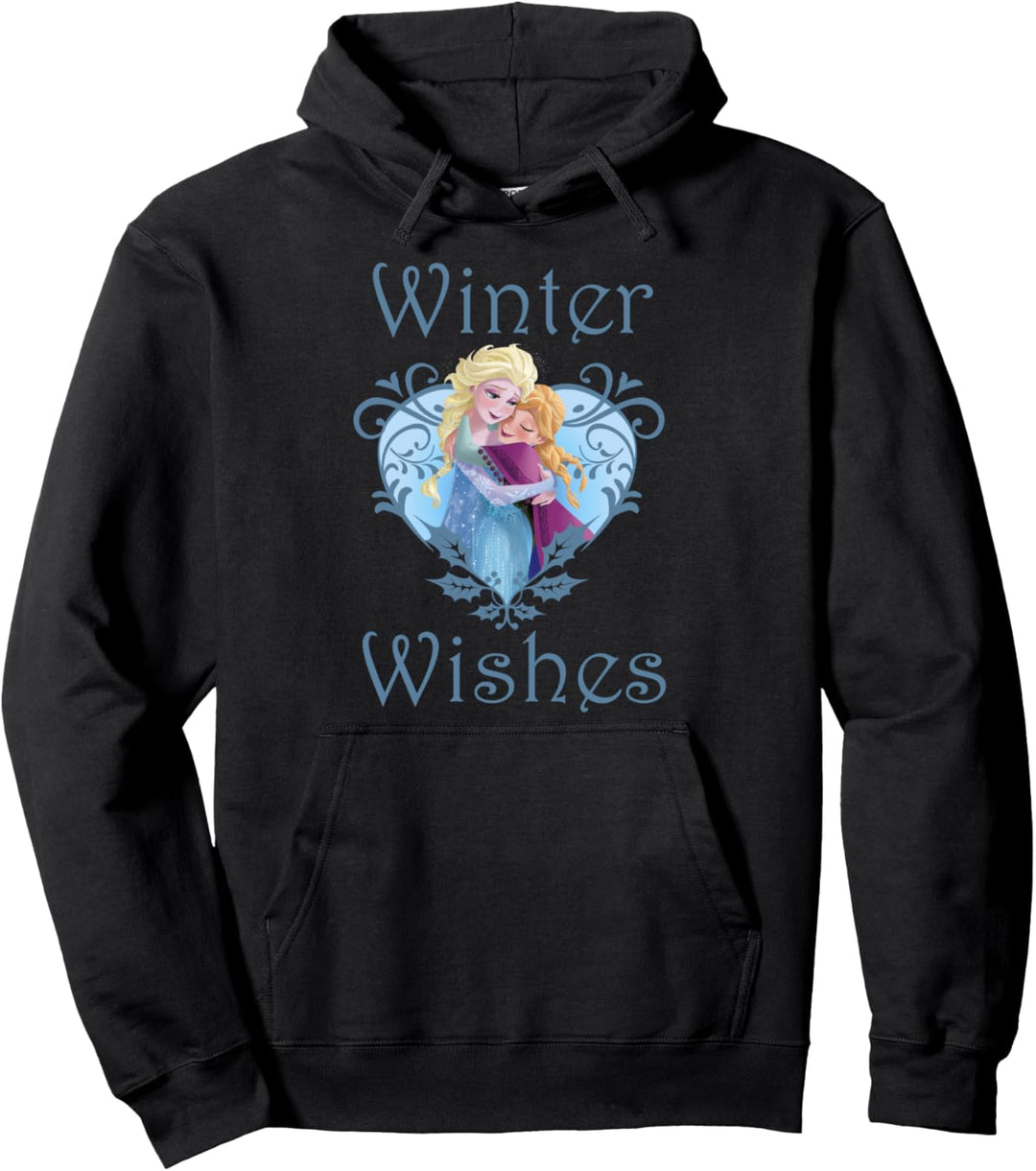 Disney Frozen Anna &amp; Elsa Winter Wishes Pullover Hoodie