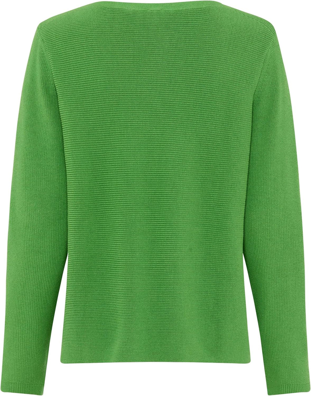 BRAX Damen Style Lesley Organic Cotton Solid Pullover 42 36 Leaf Green, 42 36 Leaf Green