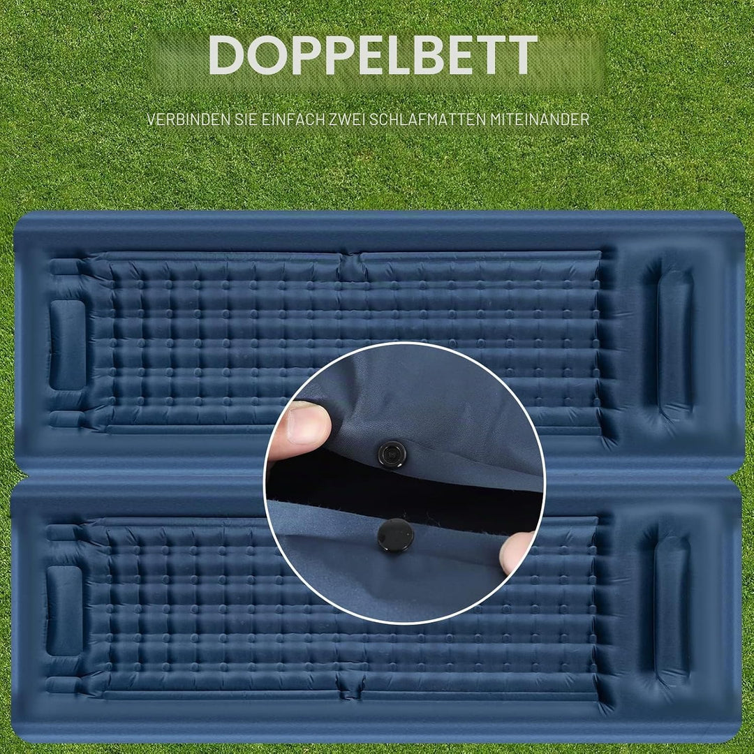 Isomatte für Camping, extra dick 12,7 cm, mit integrierter Fusspumpe Super King, Super King