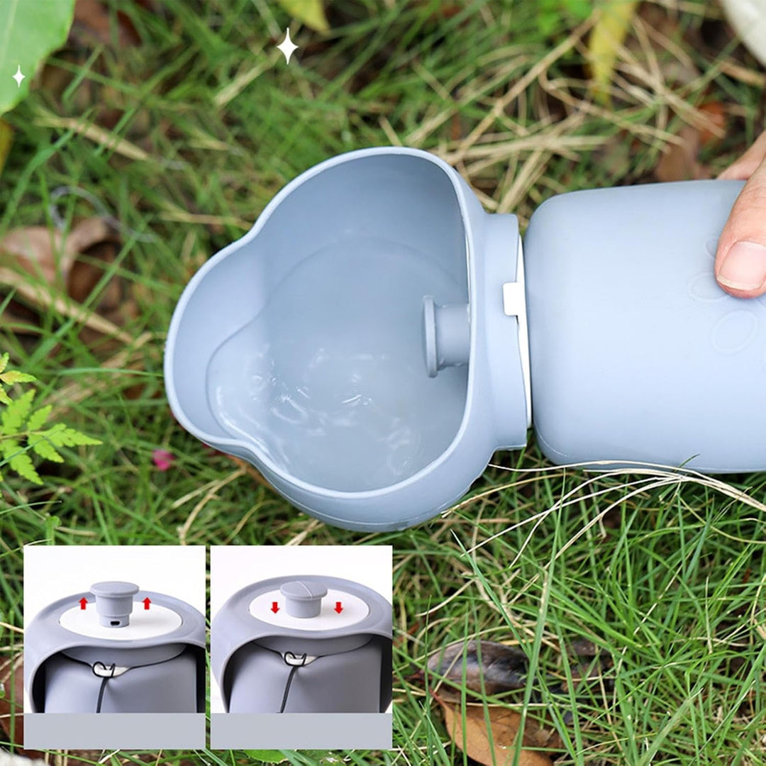 Tragbare -Wasserflasche – Hunde-Wasserflaschen zum grau B, grau B