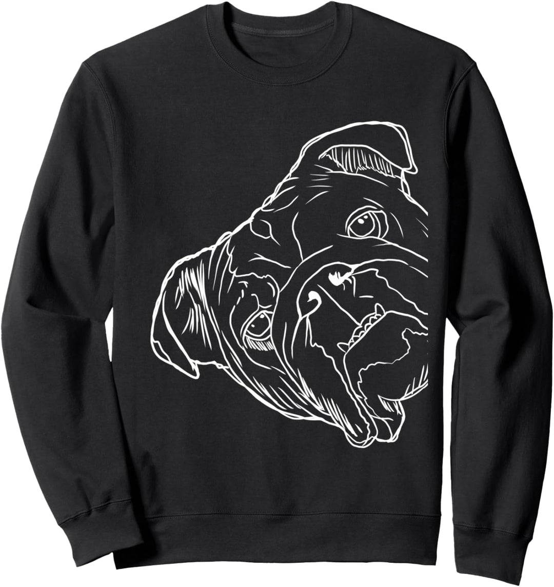 Hund Englische Bulldogge Sweatshirt
