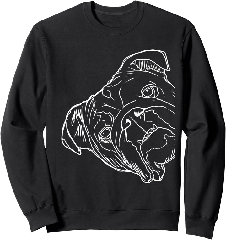 Hund Englische Bulldogge Sweatshirt