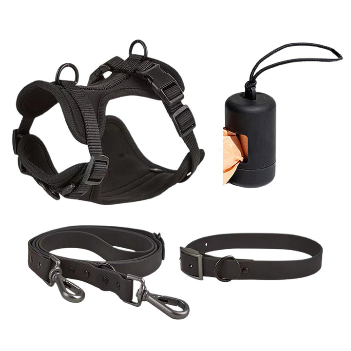 Hundegeschirr-Set – Hundehalsband, Leine, Set für kleine Haustiere, Halsband und Leine, kein Ziehen,