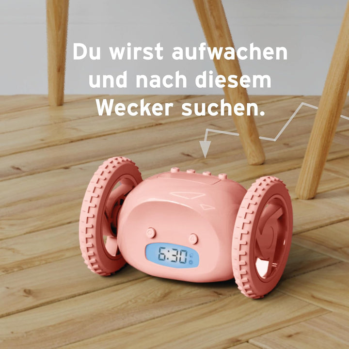 CLOCKY Lauter Wecker für schwere Schläfer auf Rädern (Erwachsene Kinder) Weglaufen, Fahrender, Sprin