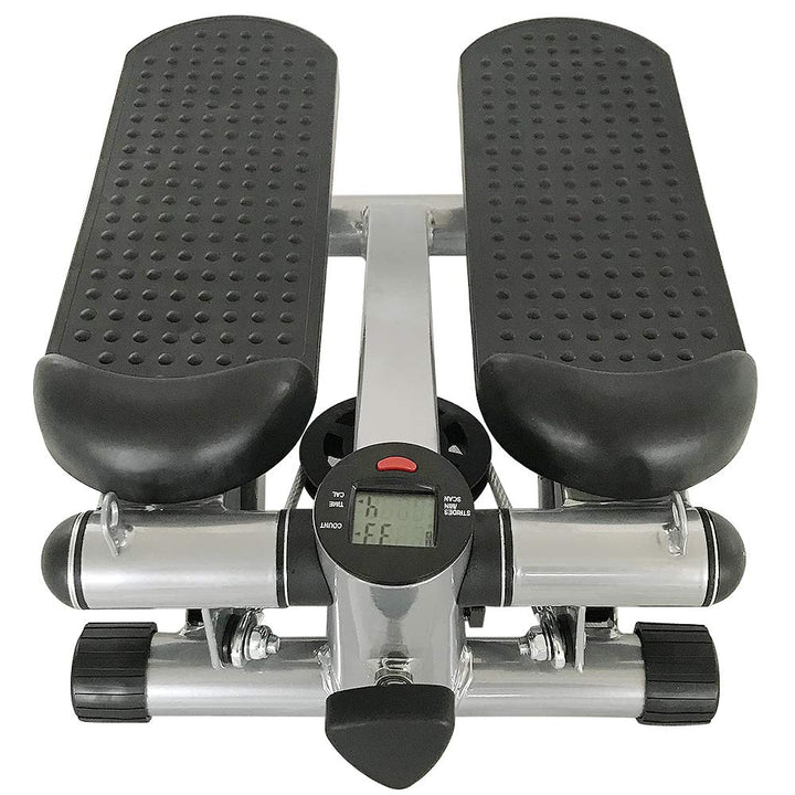 Stepper für Zuhause, Stepper mit Power Ropes, Stepper Hometrainer mit LCD Display, Up-Down Swing Ste