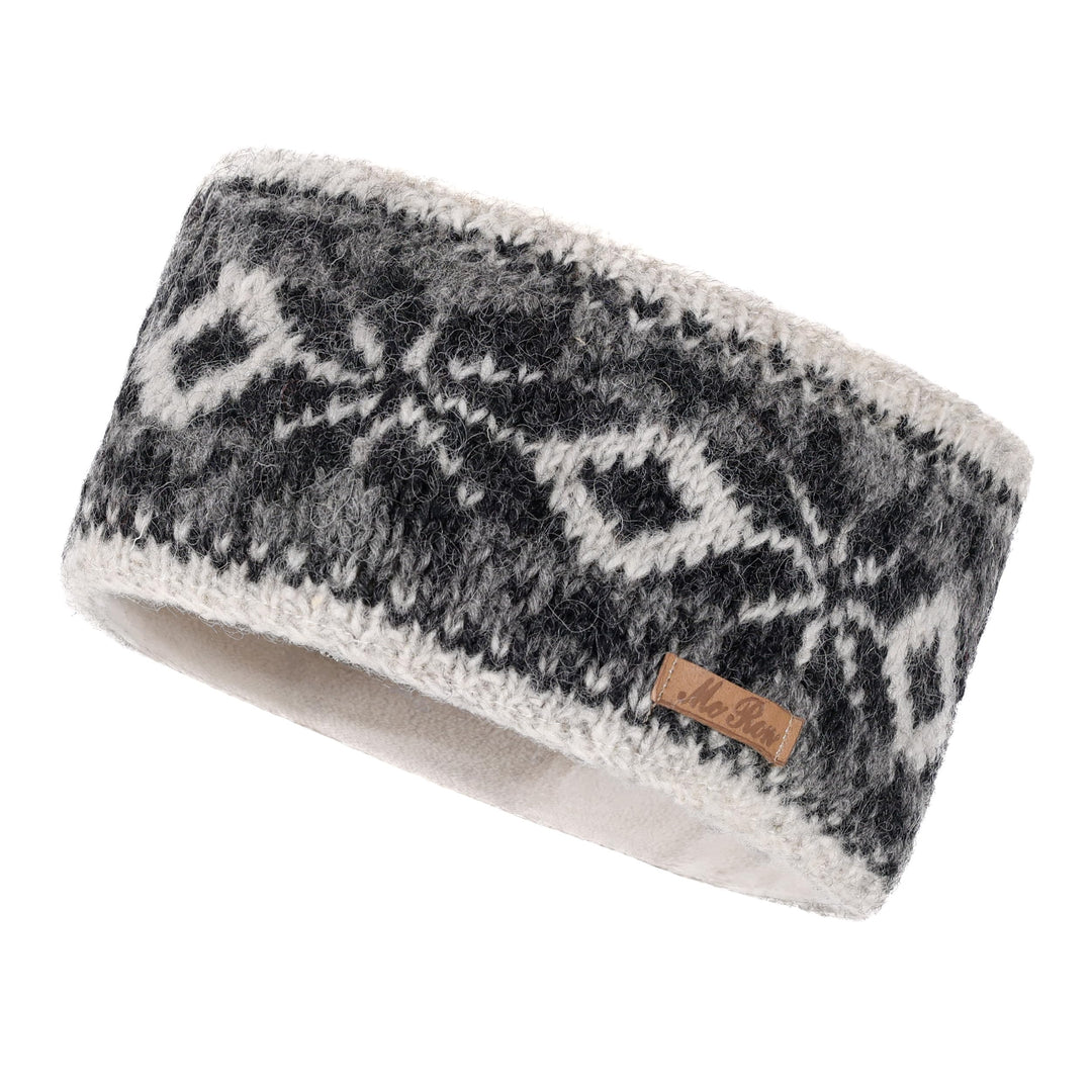 McRon Herren Gefüttertes Stirnband Modell Jack (Naturhellgrau), Naturhellgrau