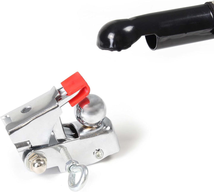 Wiltec Fahrrad Lastenanhänger, Fahrradanhänger, Deichsel klappbar &amp; Schnellkupplung für Einkäufe, Ur