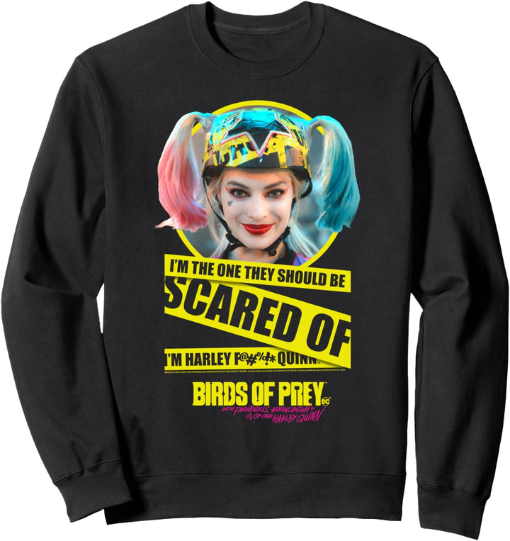 Birds of Prey Harley Quinn Scared Of Sweatshirt