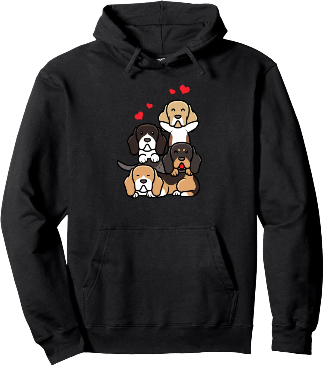 Beagle Hunde Pullover Hoodie