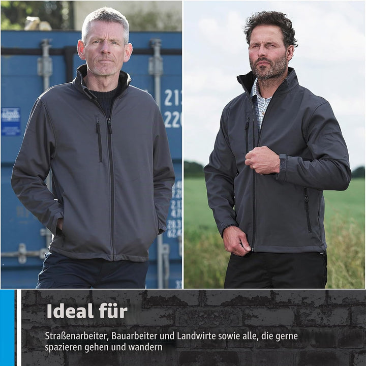 Softshell-Jacke 204 Selkirk von Fortress, schwarz, 204, L L Schwarz, L Schwarz