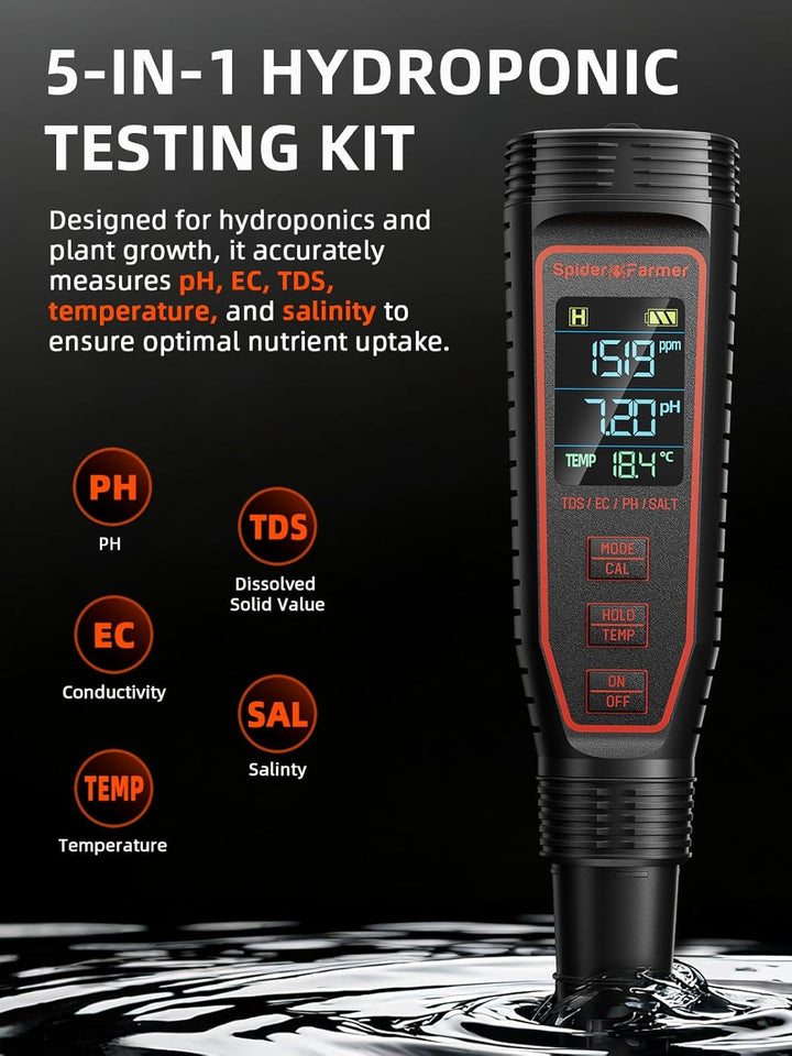 Spider Farmer pH Meter