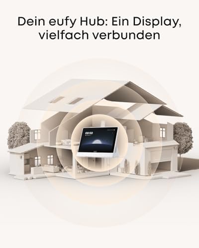 eufy Security Video türklingel E340 &amp; Smart Display, 2K Full HD Farb-Nachtsicht, Kabel- oder Akkubet