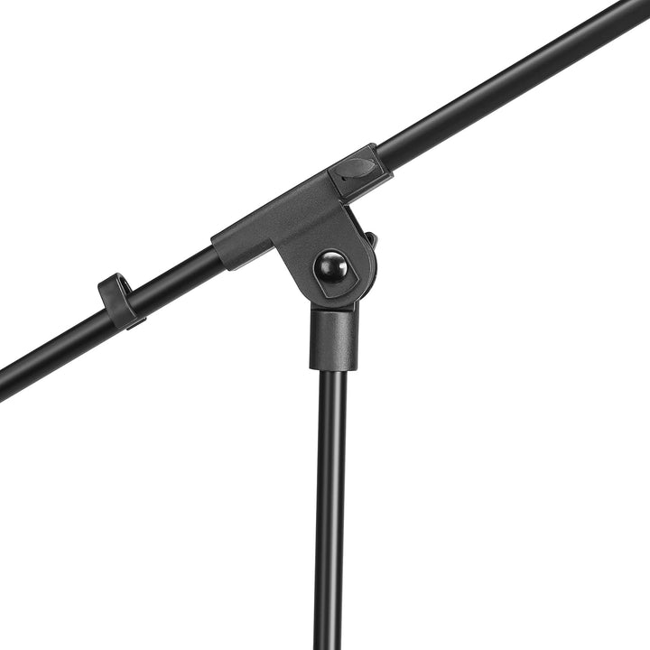 Adam Hall Stands S 5 BE - Mikrofonständer mit Schwenkarm, Höhenverstellung bis zu 1,62 m, schwarz