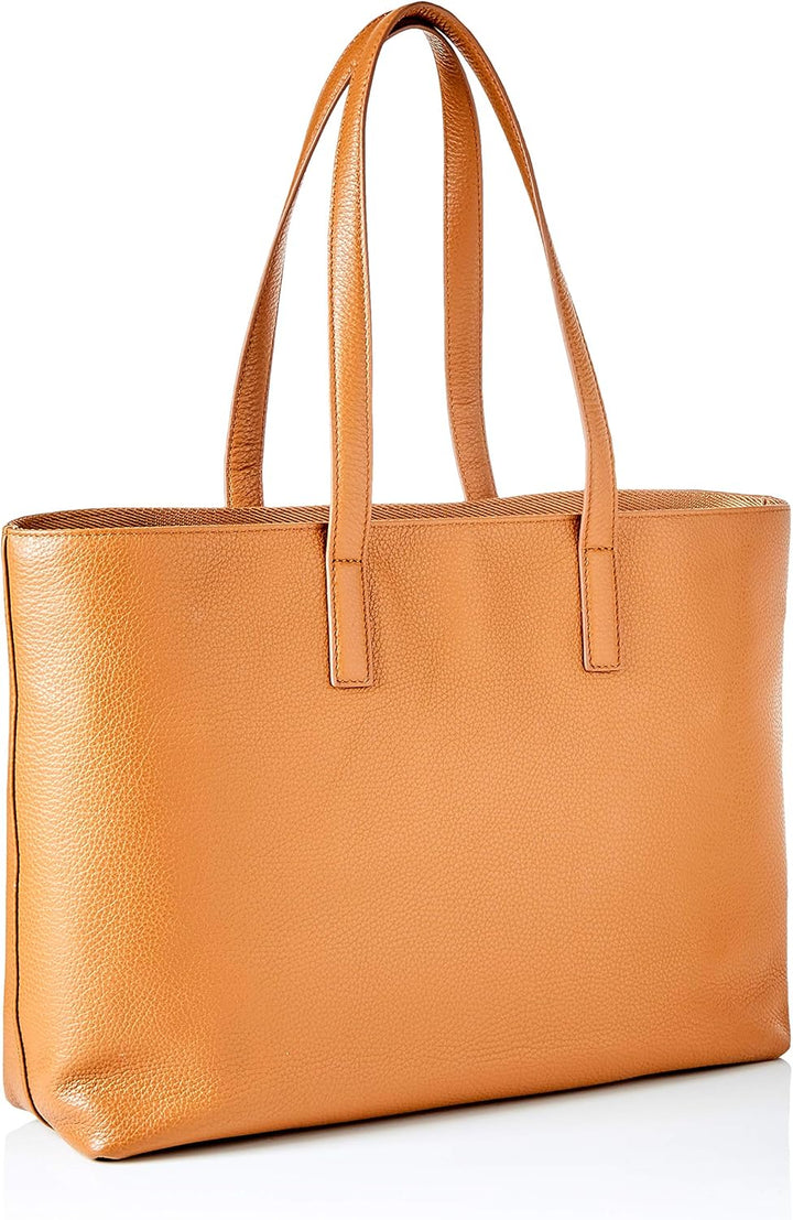Mandarina Duck Damen Mellow Leather, Rosa (Pink), 36x27x15 (L x H x W) Braun (Indian Tan), Braun (In
