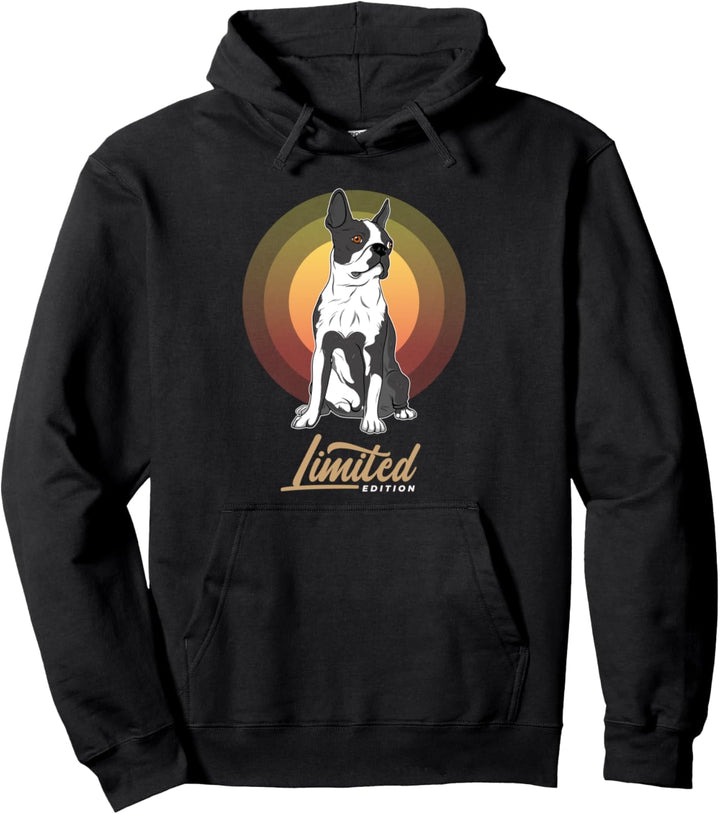 Boston Terrier Kapuzenpullover Geschenk Pullover Hoodie