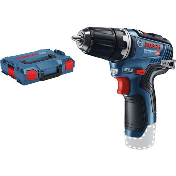 Bosch Professional 12V System Akku-Bohrschrauber GSR 12V-35 (ohne Akkus und Ladegerät, in L-BOXX 102