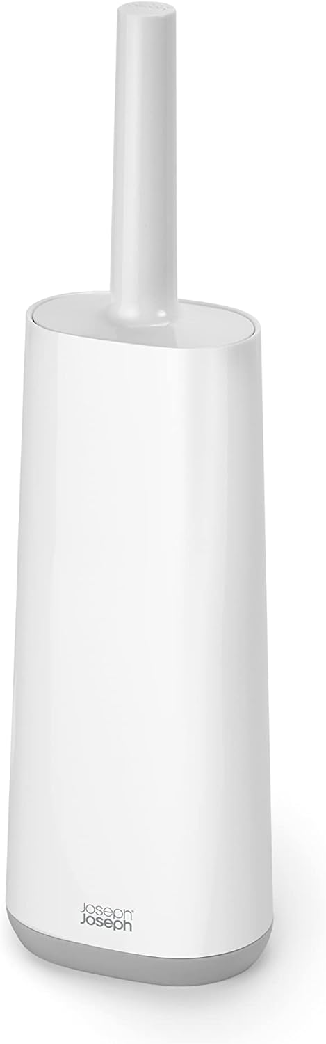 Joseph Joseph Flex - Hygienic Silikon Toilettenbürste mit Halter Set, Anti-Tropf, Anti-Verstopfung t