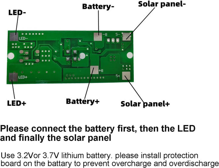 Haofy Solar-Lampen-Controller, Body-Induktions-Modul, Fernbedienung Solar Power Charging Controller