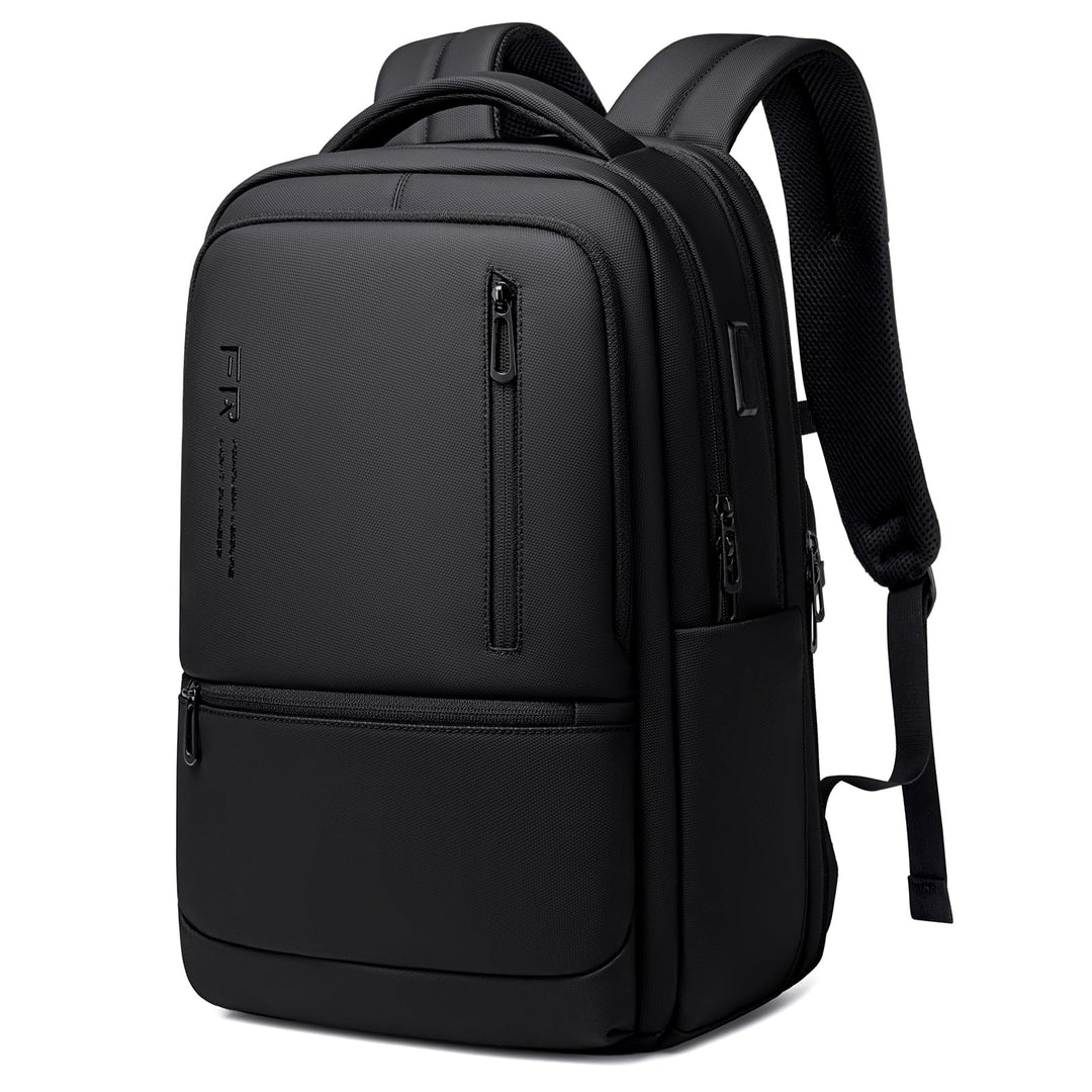 Fenree.geer 1800D Erweiterbarer Laptop Rucksack,Rucksack Herre 21,6L-32,4L Schwarz 2 Erweiterbar, Sc