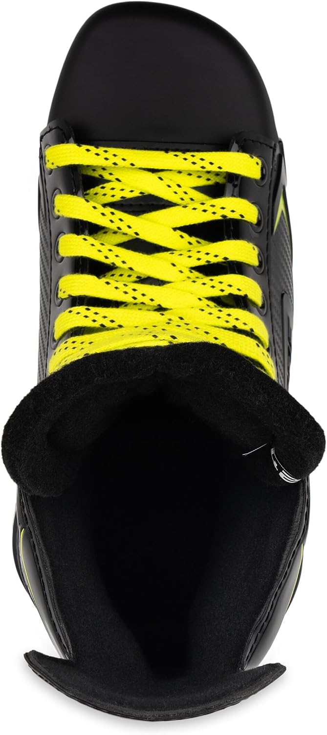 Graf Schlittschuhe G105X Schwarz Gelb Eishockey 45, 45