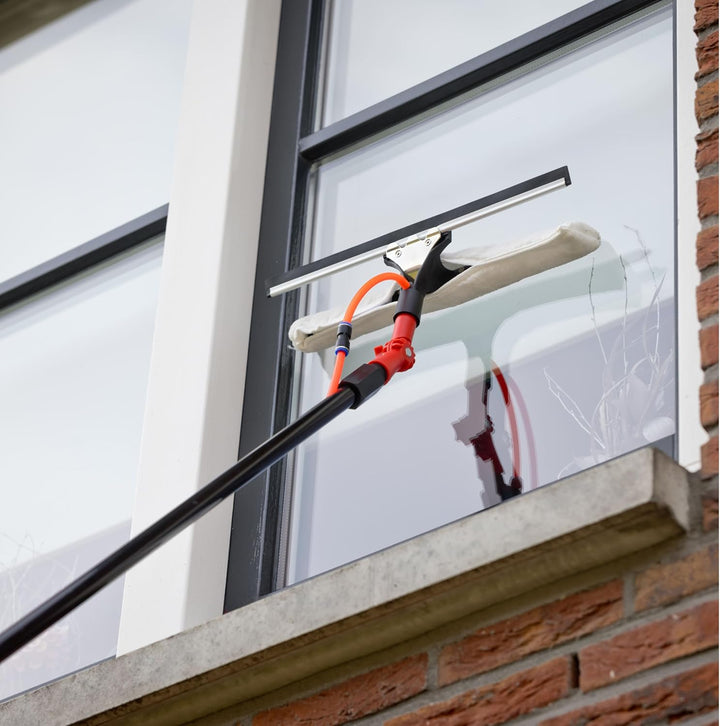 BoomDing Abzieher für Glatte Oberflächen mit Frottee-Aufsatz | 40 cm breit | kompatibel zu unserer T