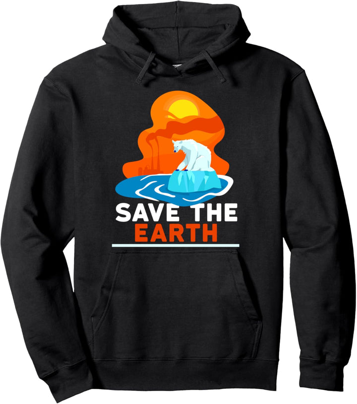 Klimawandel Klimaschutz Erderwärmung - Erde Planet Pullover Hoodie