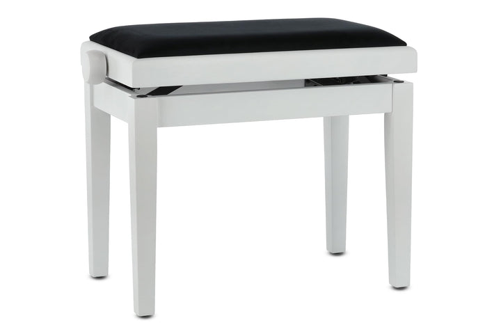 GEWA Pianobänke, Pianostuhl Deluxe weiss matt Weiss Matt Deluxe, Weiss Matt Deluxe