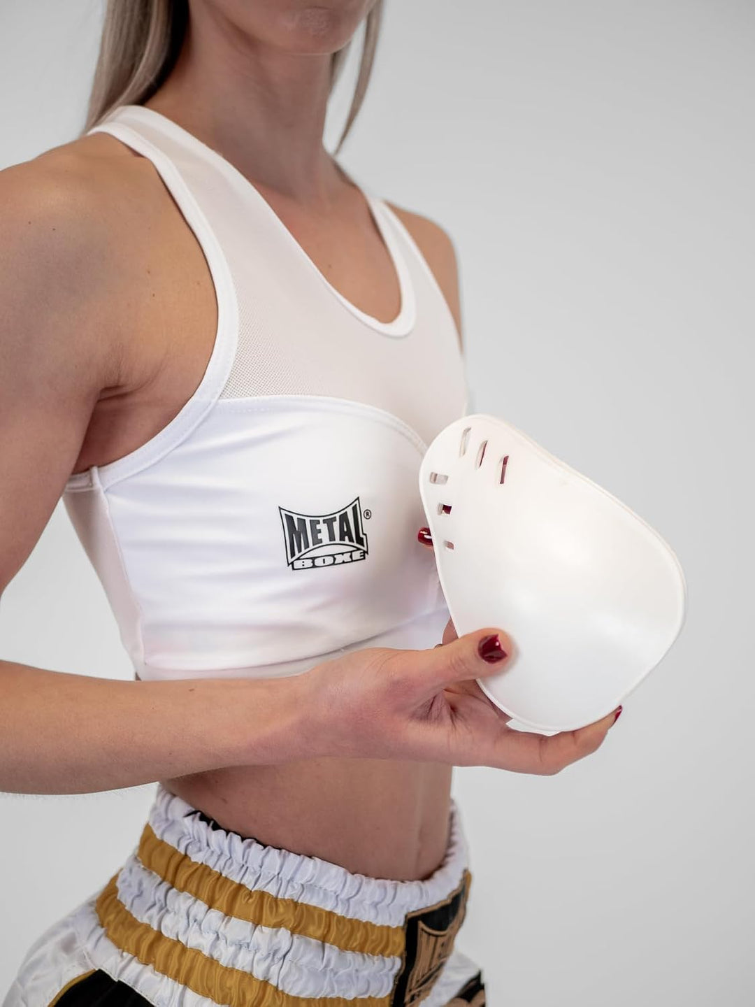 METAL BOXE Damen Brassiere Avec Coques Schuhschutz XS Weiss, XS Weiss