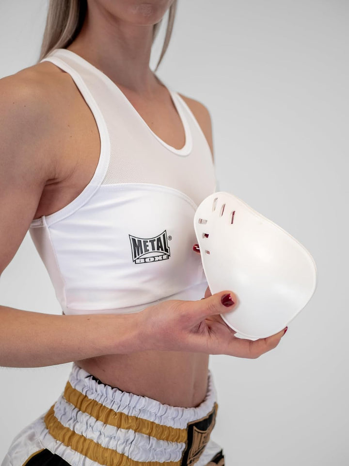 METAL BOXE Damen Brassiere Avec Coques Schuhschutz XS Weiss, XS Weiss
