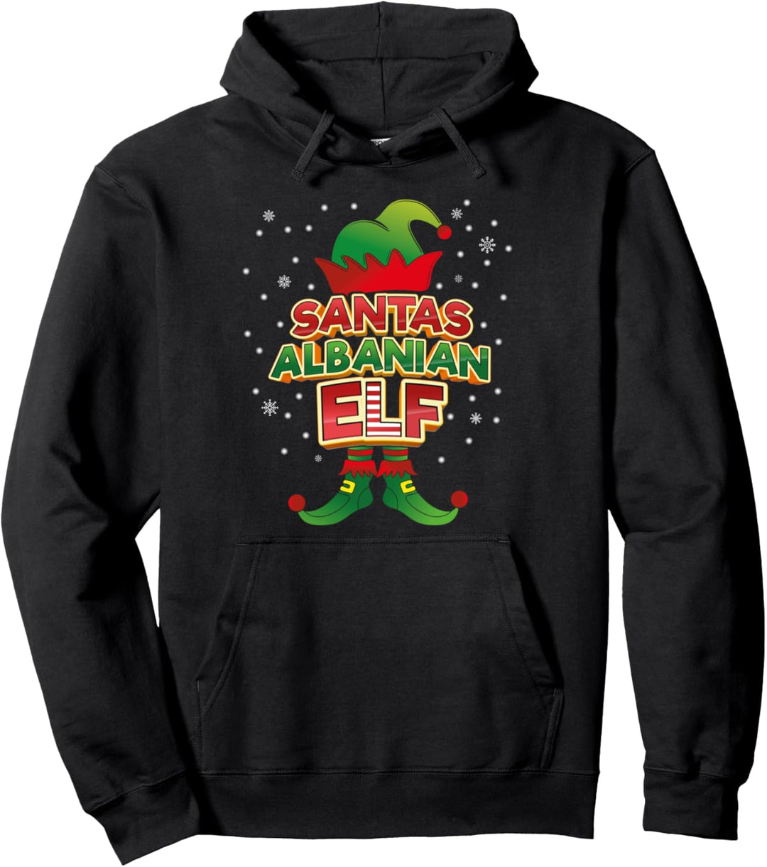 Albanian Elf Christmas Gruppe Kostüme X-Mas Pullover Hoodie