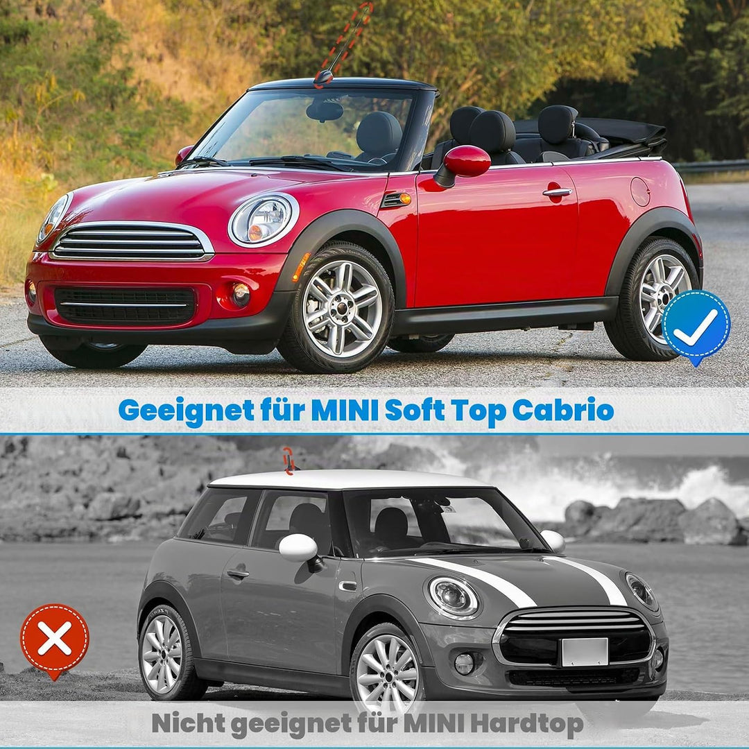 Autoabdeckung Wasserdicht Ersatz für Mini Cooper 3 Door 2000-2026 Mini Soft Top Convertible, Sonnenf