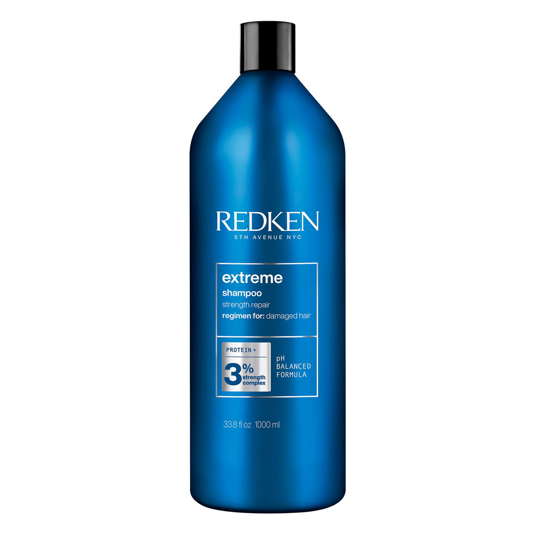 Redken Haarshampoo für sprödes und geschädigtes Haar, Anti Haarbruch, Mit Sojaproteinen, Ceramiden,