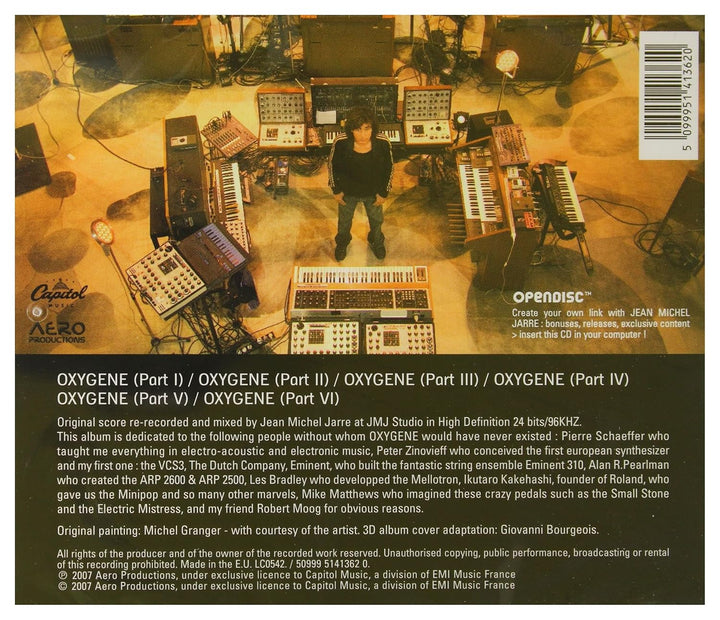 Oxygene (30th Anniversary), Audio-CD