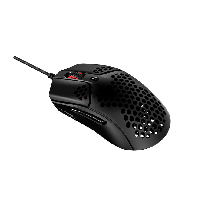 HyperX Pulsefire Haste Gaming-Maus – Ultraleicht, 59g, Wabenschale, Hex-Design, HyperFlex-Kabel, bis