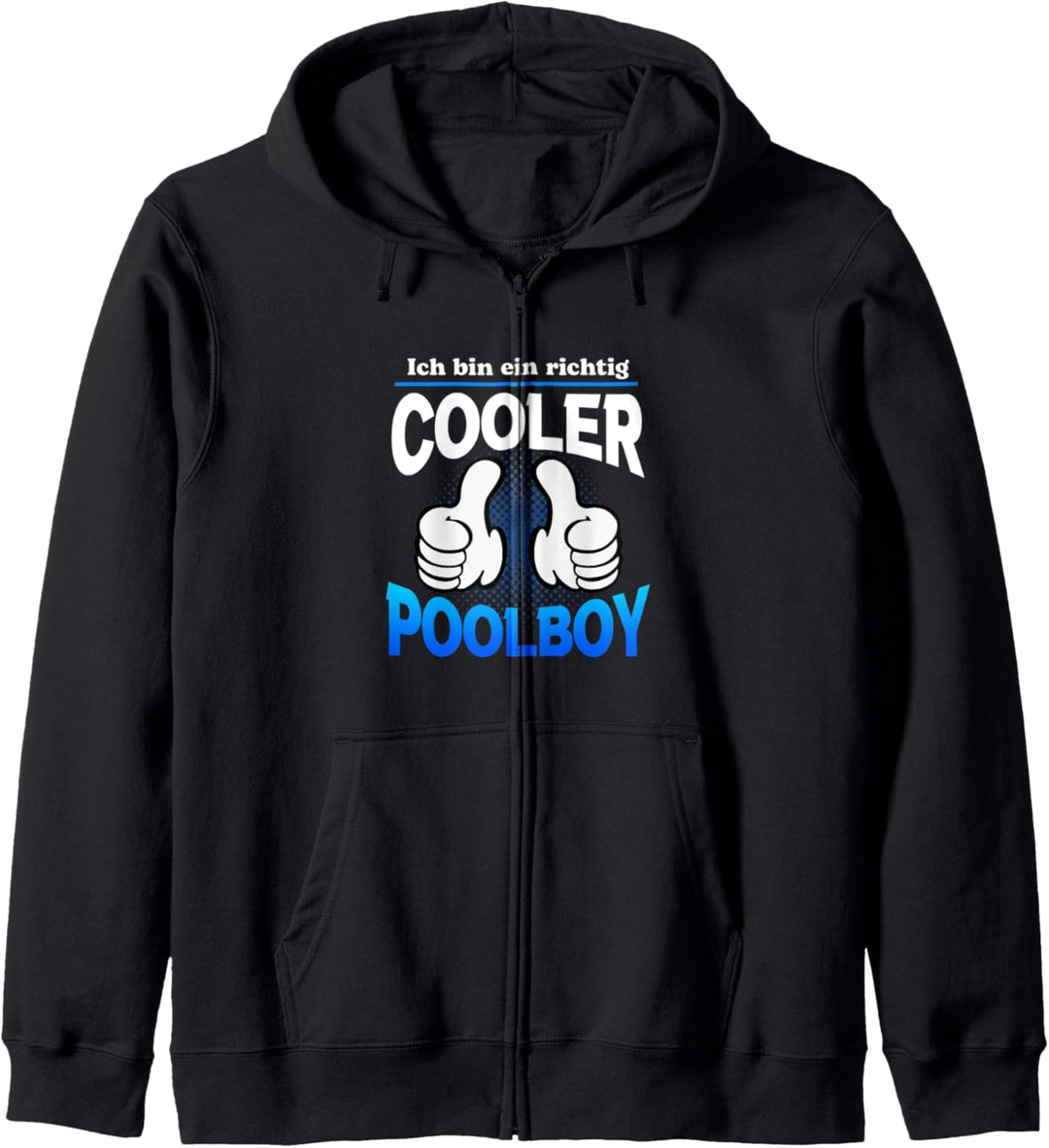 Ich Bin Ein Richtig Cooler Poolboy Bademeister Schwimmer Kapuzenjacke