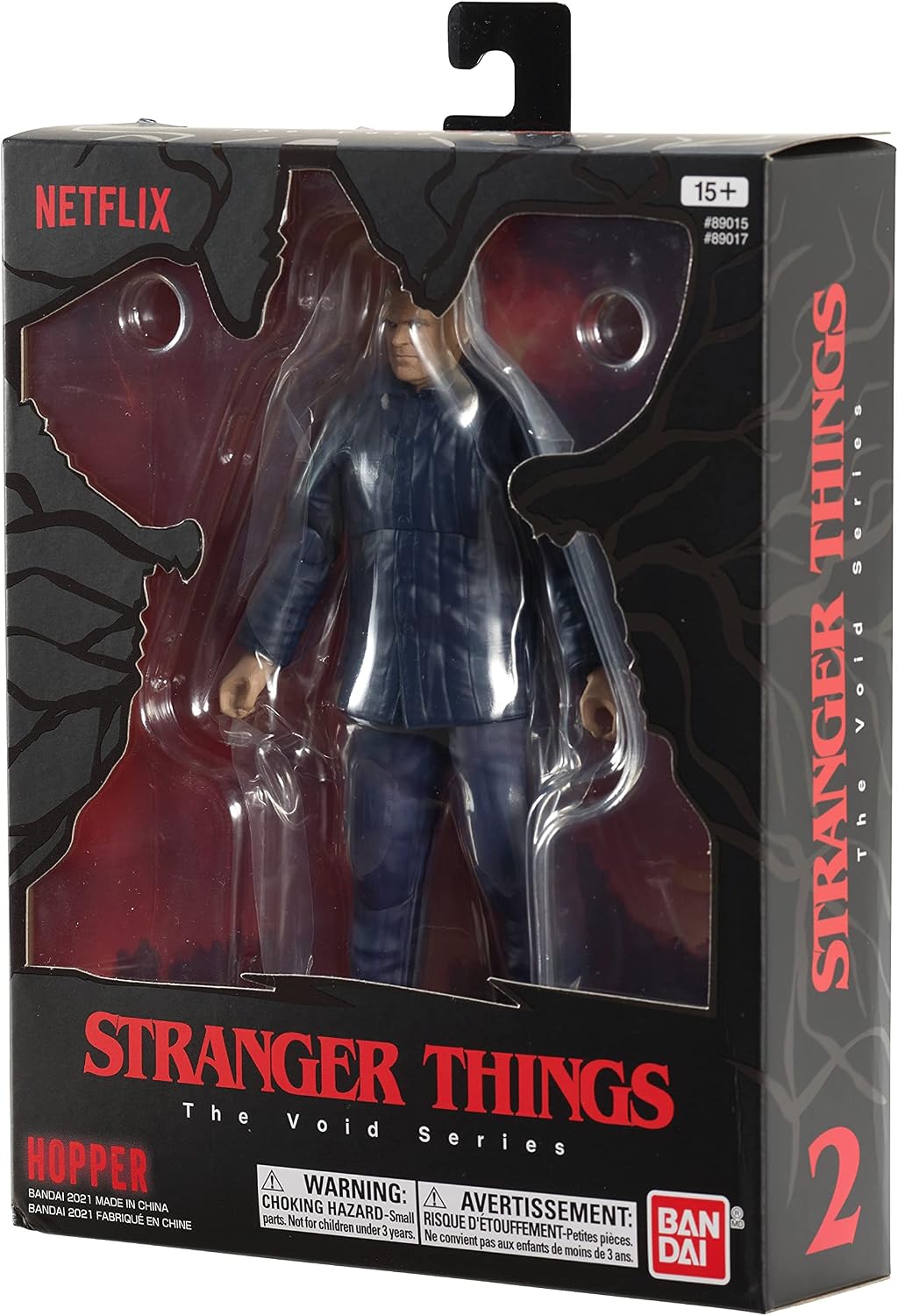 Bandai Stranger Things 6” Hawkins Figure Collection - Hopper (Season 4) Hopper (Staffel 4) Bandai, B