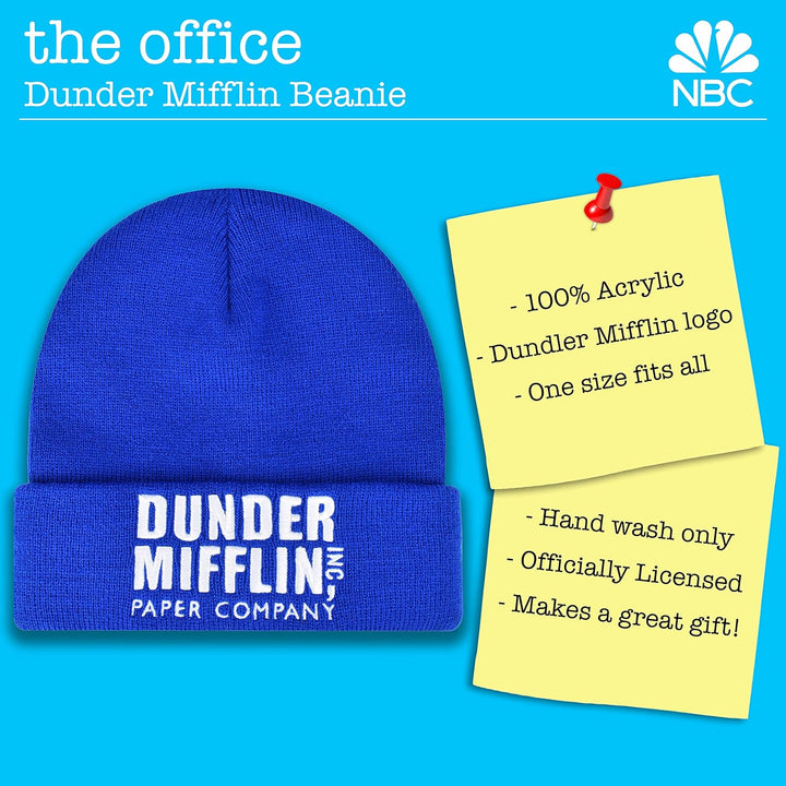 Concept One Herren The Office Dunder Mifflin Paper Company Strickmütze aus Acryl mit Bündchen Beanie