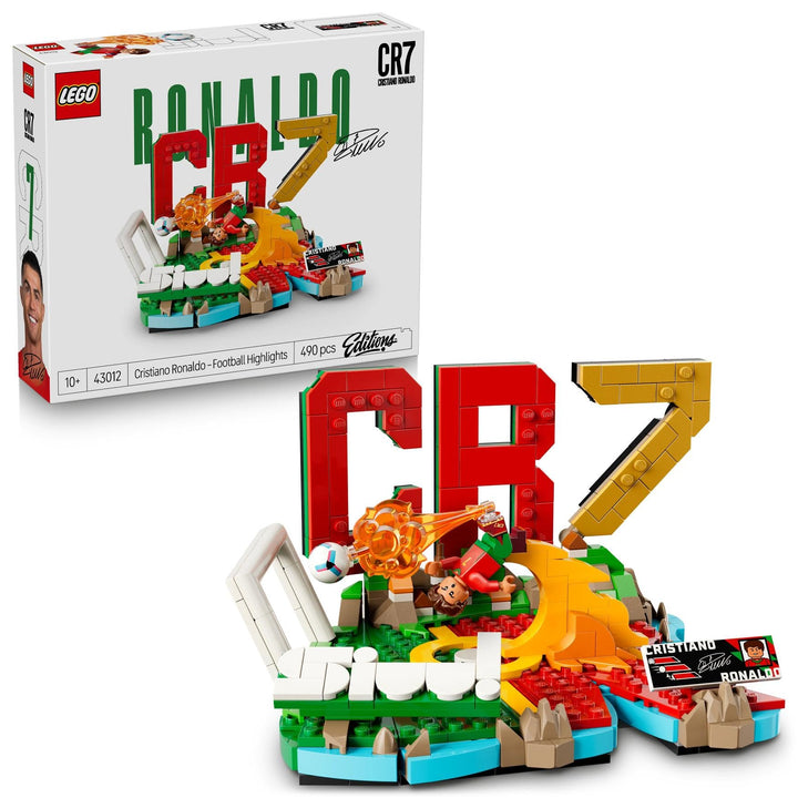 LEGO Editions Cristiano Ronaldo - Fussball-Highlights Spielzeug - 3D Modellbau mit Minifigur zum Sam